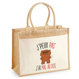 Sac Fête des Mères Mamie Famille Idée Cadeau anniversaire Noël Travail Boulot Métier Départ Retraite Collègue Femme cabas shopping plage Homme Papa Papi Pères Frère