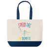 Sac de shopping bleu J'peux pas Trompette