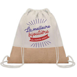 Sac Fête des Mères Mamie Maman Cadeau anniversaire Noël Travail Métier Départ Retraite Collègue Femme cabas shopping plage