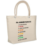 Sac Fête des Mères Fete des Pères Papi Mamie Famille Cadeau anniversaire Noël Travail Boulot Métier Retraite Collègue Femme Homme Cabas