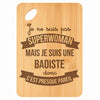 Planche bambou gravée personnalisée femme idée cadeau Fête des Mères apéro 30×20 prénom cuisine plateau fromage anniversaire noel maman mamie