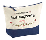 Pochette Trousse Fête des Mères Fêtes des Pères Mamie Papi Famille Idée Cadeau anniversaire Noël Travail Boulot Métier Départ Retraite Collègue Femme Homme