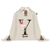 Sac à dos avec pochette Yvette Lettre Fleur