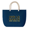 Sac de plage Bleu anse corde Karate soit avec toi