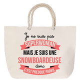 Sac Fête des Mères Mamie Famille Idée Cadeau anniversaire Noël Travail Boulot Métier Départ Retraite Collègue Femme cabas shopping plage