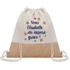 Sac Fête des Mères Mamie Famille Idée Cadeau anniversaire Noël Travail Boulot Métier Départ Retraite Collègue Femme cabas shopping plage