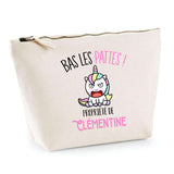 Trousse pochette de rangement maquillage Fête des Mères Mamie Famille Idée Cadeau anniversaire Noël Travail Boulot Métier Départ Retraite Collègue Femme