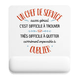 Tapis de souris ergonomique avec repose-poignet, accessoire bureau pour femme et homme, fête des pères, cadeau pas cher, idée cadeau fête des mères, secret santa, départ à la retraite, télétravail et gaming