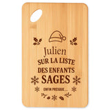 Planche à découper cadeau Noël famille amis papa maman mamie papi, idée cadeau apéro et cuisine, Secret Santa