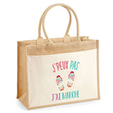 Sac Fête des Mères Mamie Famille Idée Cadeau anniversaire Noël Travail Boulot Métier Départ Retraite Collègue Femme cabas shopping plage Homme Papa Papi Pères Frère