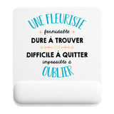 Tapis de souris ergonomique avec repose-poignet, accessoire bureau pour femme et homme, fête des pères, cadeau pas cher, idée cadeau fête des mères, secret santa, départ à la retraite, télétravail et gaming