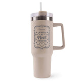 Mug isotherme Ginette Magie de noël Rectangle Beige
