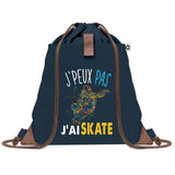 sac a dos bleu coton recycle avec pochette idee cadeau originale pour collegue ami prof ou membre de la famille cadeau mixte noel anniversaire secret santa ou depart au travail sac leger pratique et ecologique design breton moderne