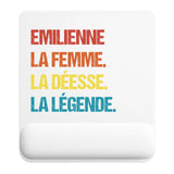 Tapis de souris ergonomique avec repose-poignet, accessoire bureau pour femme et homme, fête des pères, cadeau pas cher, idée cadeau fête des mères, secret santa, départ à la retraite, télétravail et gaming