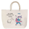 Sac Fête des Mères Mamie Famille Idée Cadeau anniversaire Noël Travail Boulot Métier Départ Retraite Collègue Femme cabas shopping plage