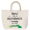 Sac Fête des Mères Mamie Famille Idée Cadeau anniversaire Noël Travail Boulot Métier Départ Retraite Collègue Femme cabas shopping plage