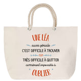 Sac Fête des Mères Mamie Famille Idée Cadeau anniversaire Noël Travail Boulot Métier Départ Retraite Collègue Femme cabas shopping plage