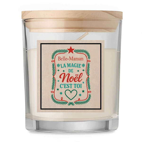 Bougie Belle-Maman Magie de noël Rectangle Noël