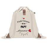 Sac à dos avec pochette Bazar d'un Papy d'amour