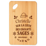 Planche à découper cadeau Noël famille amis papa maman mamie papi, idée cadeau apéro et cuisine, Secret Santa