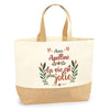 Sac Jute Fête des Mères Fêtes des Pères Mamie Papi Famille Idée Cadeau anniversaire Noël Travail Boulot Métier Départ Retraite Collègue Femme Homme