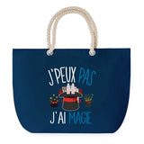 Sac de plage Bleu anse corde J'peux Pas Magie