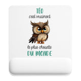 Tapis de souris ergonomique avec repose-poignet, accessoire bureau pour femme et homme, fête des pères, cadeau pas cher, idée cadeau fête des mères, secret santa, départ à la retraite, télétravail et gaming