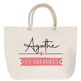 Sac Fête des Mères Mamie Famille Idée Cadeau anniversaire Noël Travail Boulot Métier Départ Retraite Collègue Femme cabas shopping plage