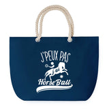 Sac de plage Bleu anse corde J'peux Pas Horseball