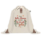 Sac Fête des Mères Mamie Famille Idée Cadeau anniversaire Noël Travail Boulot Métier Départ Retraite Collègue Femme cabas shopping plage