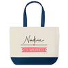 Sac de shopping bleu Nadine en Vacances