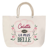 Sac Fête des Mères Mamie Famille Idée Cadeau anniversaire Noël Travail Boulot Métier Départ Retraite Collègue Femme cabas shopping plage