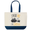 Sac de shopping bleu J'peux pas Cinéma