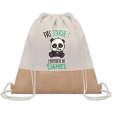 Sac Fête des Pères Papi Papa Cadeau anniversaire Noël Travail Boulot Métier Départ Retraite Collègue Homme cabas shopping plage