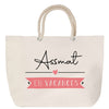 Sac Fête des Mères Mamie Famille Idée Cadeau anniversaire Noël Travail Boulot Métier Départ Retraite Collègue Femme cabas shopping plage