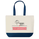 Sac de shopping bleu Peggy en Vacances
