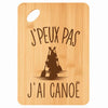 Planche bambou gravée personnalisée femme homme idée cadeau Fête des Mères Fête des Pères apéro papa maman prénom cuisine plateau fromage