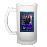 fete des peres papa carte geek gamer cadeau anniversaire noel chope verre à bière cervoise