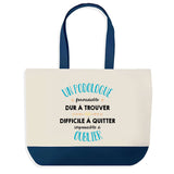 Sac de shopping bleu Un Podologue Formidable