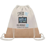 Sac Fête des Mères Mamie Cadeau anniversaire Noël Travail Métier Départ Retraite Collègue Femme Homme Fête des Pères Papa Maman Papi cabas shopping plage