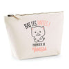 Trousse pochette de rangement maquillage Fête des Mères Mamie Famille Idée Cadeau anniversaire Noël Travail Boulot Métier Départ Retraite Collègue Femme