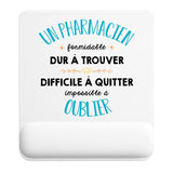 Tapis de souris ergonomique avec repose-poignet, accessoire bureau pour femme et homme, fête des pères, cadeau pas cher, idée cadeau fête des mères, secret santa, départ à la retraite, télétravail et gaming