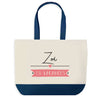 Sac de shopping bleu Zoé en Vacances