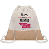 Sac Fête des Mères Mamie Maman Cadeau anniversaire Noël Travail Métier Départ Retraite Collègue Femme cabas shopping plage