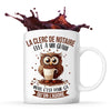 Mug La Clerc de Notaire Chouette Café - Planetee