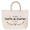 Sac Fête des Mères Mamie Famille Idée Cadeau anniversaire Noël Travail Boulot Métier Départ Retraite Collègue Femme cabas shopping plage
