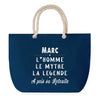 Sac de plage Bleu anse corde Marc Retraite
