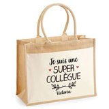 Sac Fête des Mères Mamie MAman Soeur Femme Famille Idée Cadeau anniversaire Noël Travail Boulot Métier Départ Retraite Collègue Femme cabas shopping plage
