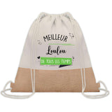 Sac Fête des Pères Papi Papa Cadeau anniversaire Noël Travail Boulot Métier Départ Retraite Collègue Homme cabas shopping plage