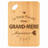 Planche bambou gravée personnalisée femme idée cadeau Fête des Mères apéro 30×20 prénom cuisine plateau fromage anniversaire noel maman mamie